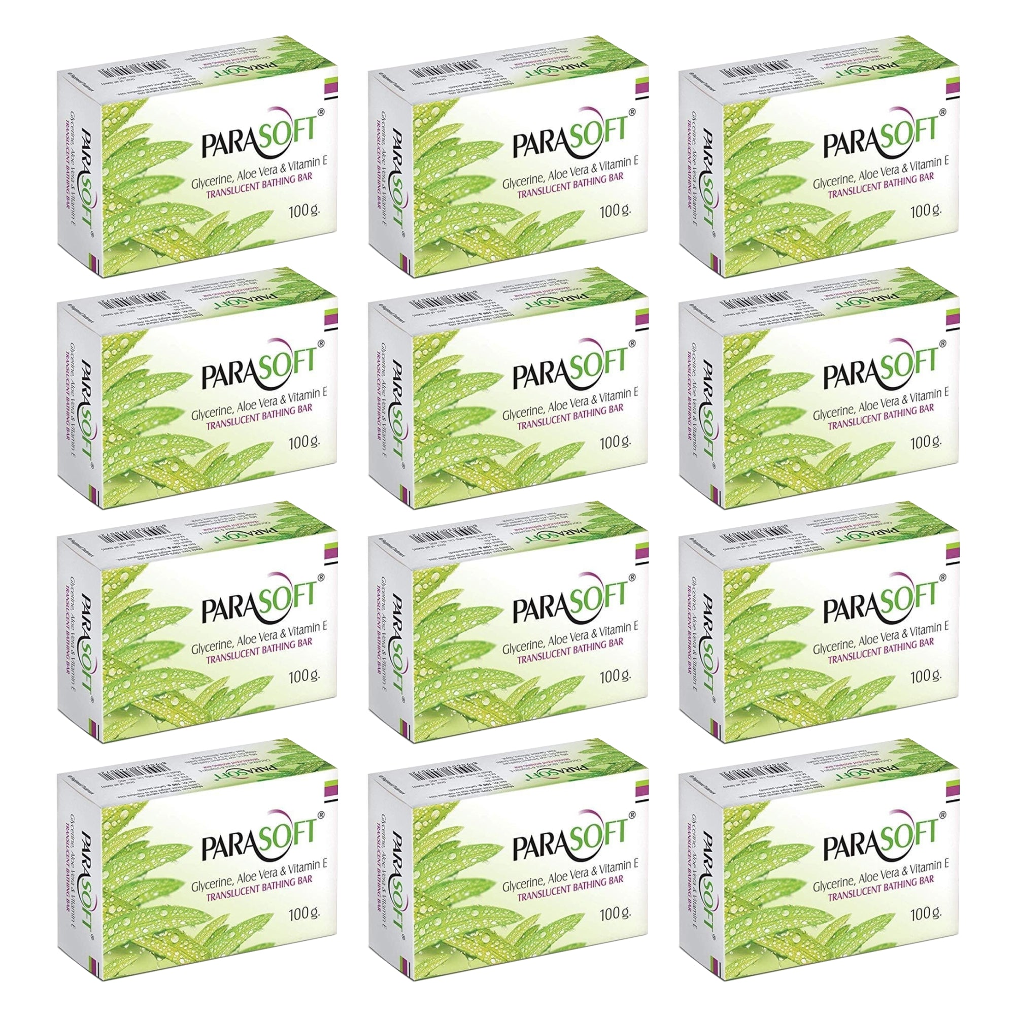 Shoprythm Dry,Parasoft Pack of 12 Salve Parasoft Soap 100g